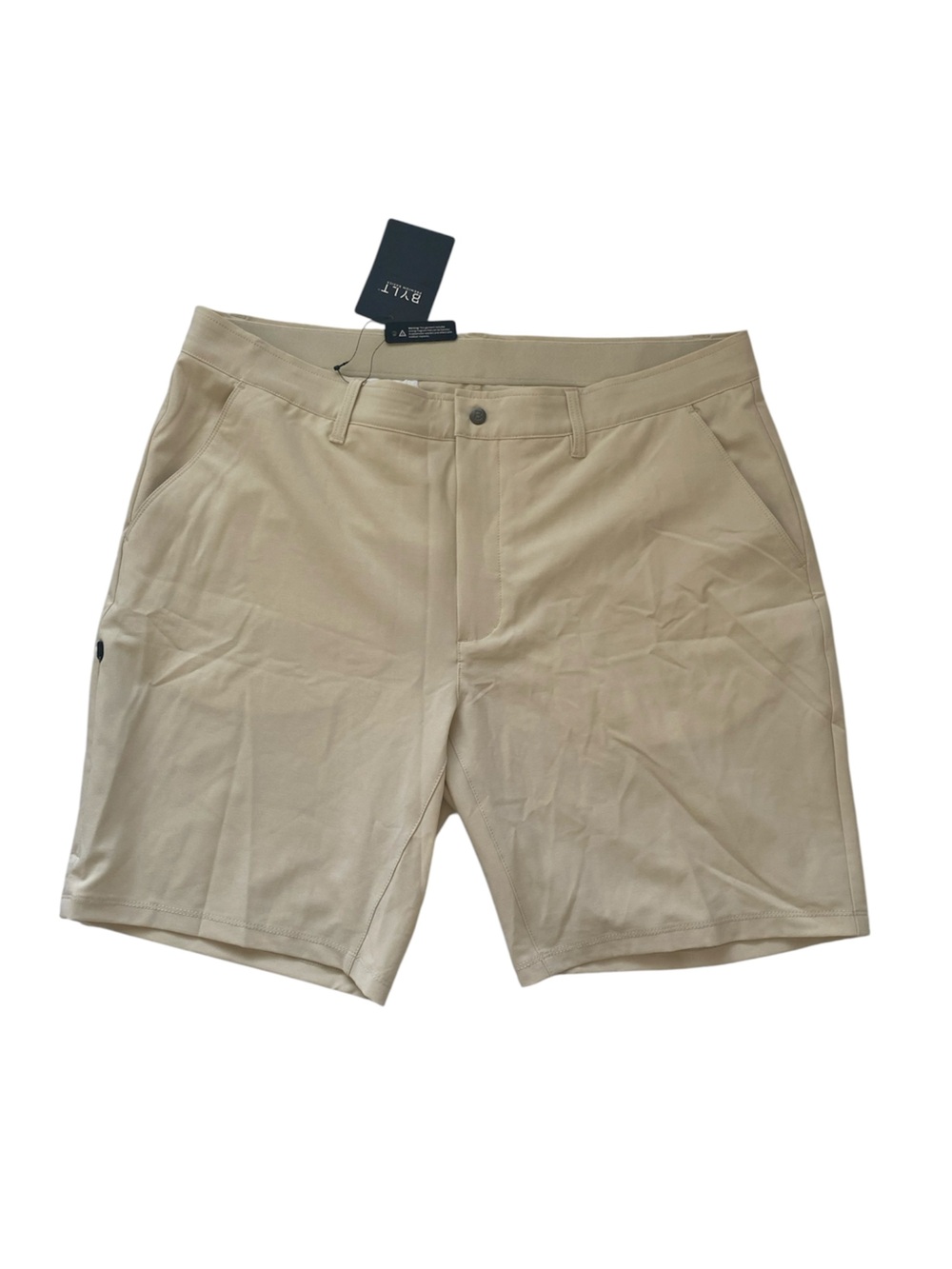 BYLT Stretch Performance Men's Shorts - Beige